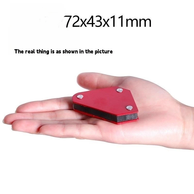1Pcs Mini 9LBS Welding Magnetic Holder Strong Magnet 3 Angle Arrow Welder Positioner Multi-angle Power Soldering Locator Tool