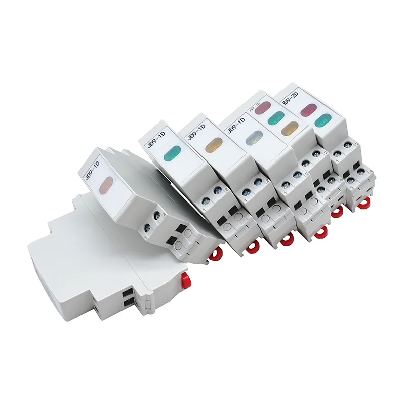 Din Rail Light 24V 230V AC/DC LED Lamp JD9 Single Double Light Display Three Light Indicator