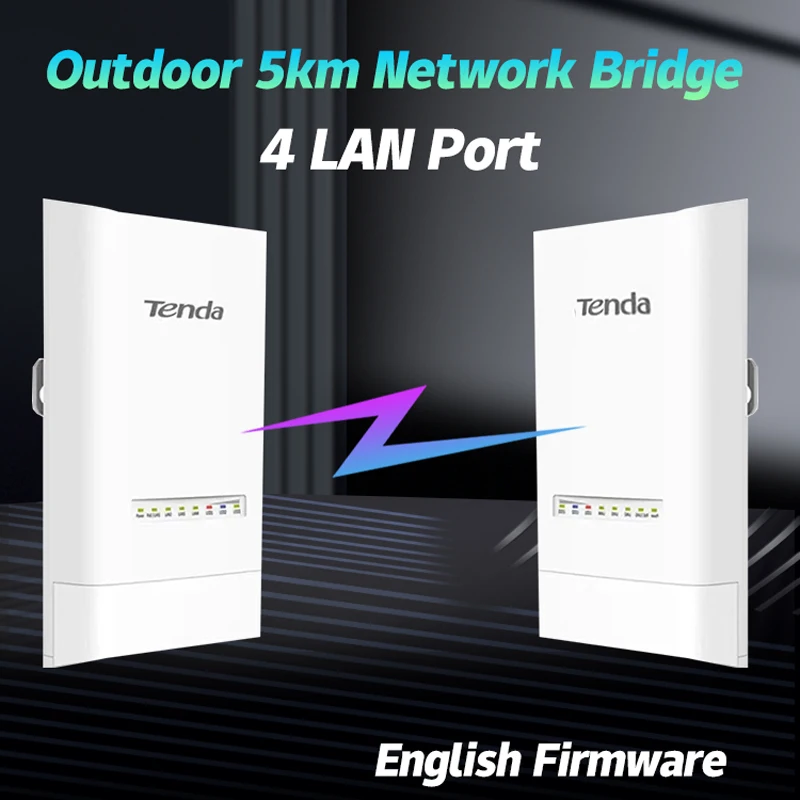Tenda OS3 5KM 5GHz 867Mbps exterior CPE inalámbrico 5G WiFi repetidor extensor enrutador AP punto de acceso puente Wi-Fi punto de acceso P a P