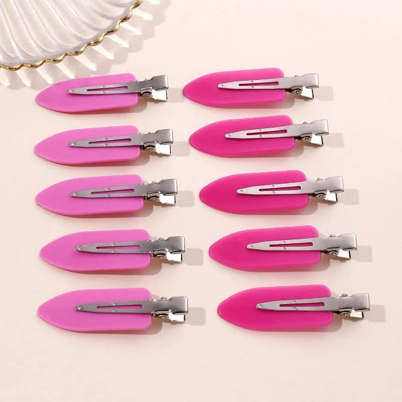10 unids/set de pinzas para el cabello para mujer, flequillo lateral, pasador de flecos, herramientas de maquillaje, tocados para niñas y mujeres, accesorios para el cabello con horquilla