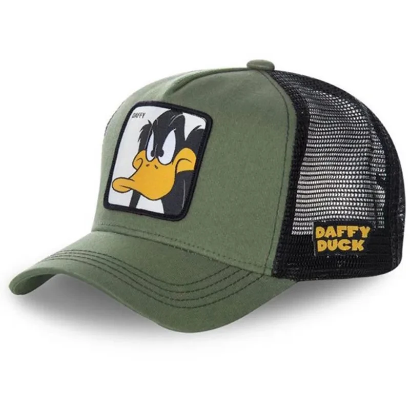 Marca de alta qualidade anime dos desenhos animados snapback algodão boné de beisebol das mulheres dos homens hip hop pai malha chapéu caminhoneiro dropshipping