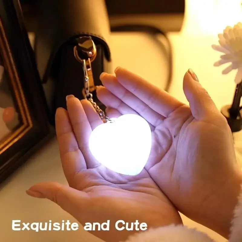 Lámpara de carga LED sensible al tacto, bolso ligero con Sensor automático, lámpara de cama, luz de corazón, Ideas de regalos para mujeres