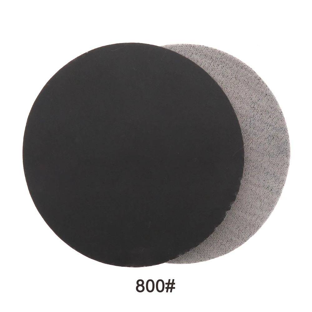 3 Inch Wet and Dry Sandpaper 30 Pcs Assorted 320/400/600/800/1000/1500 Grits Hook and Loop for Polishing and Sanding Metal Car