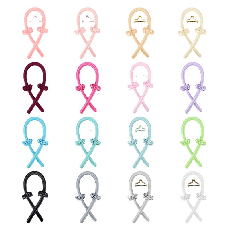 Luie Heatless Krultang Met Clip Eva Spons Schuim Slapen Zachte Golf Krultang Dikke Darm Scroller Styling Tools