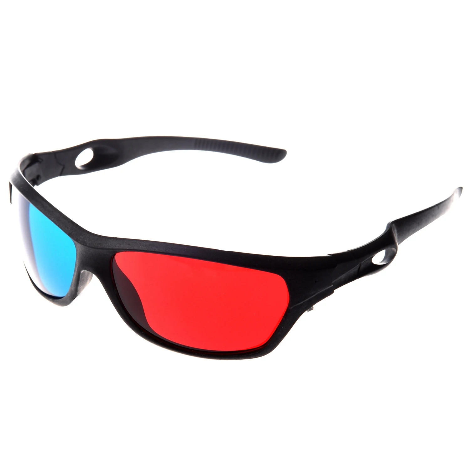 Gafas 3D de estilo Simple, Anaglyph, rojo-azul/Cian, juego 3D (estilo de actualización adicional)