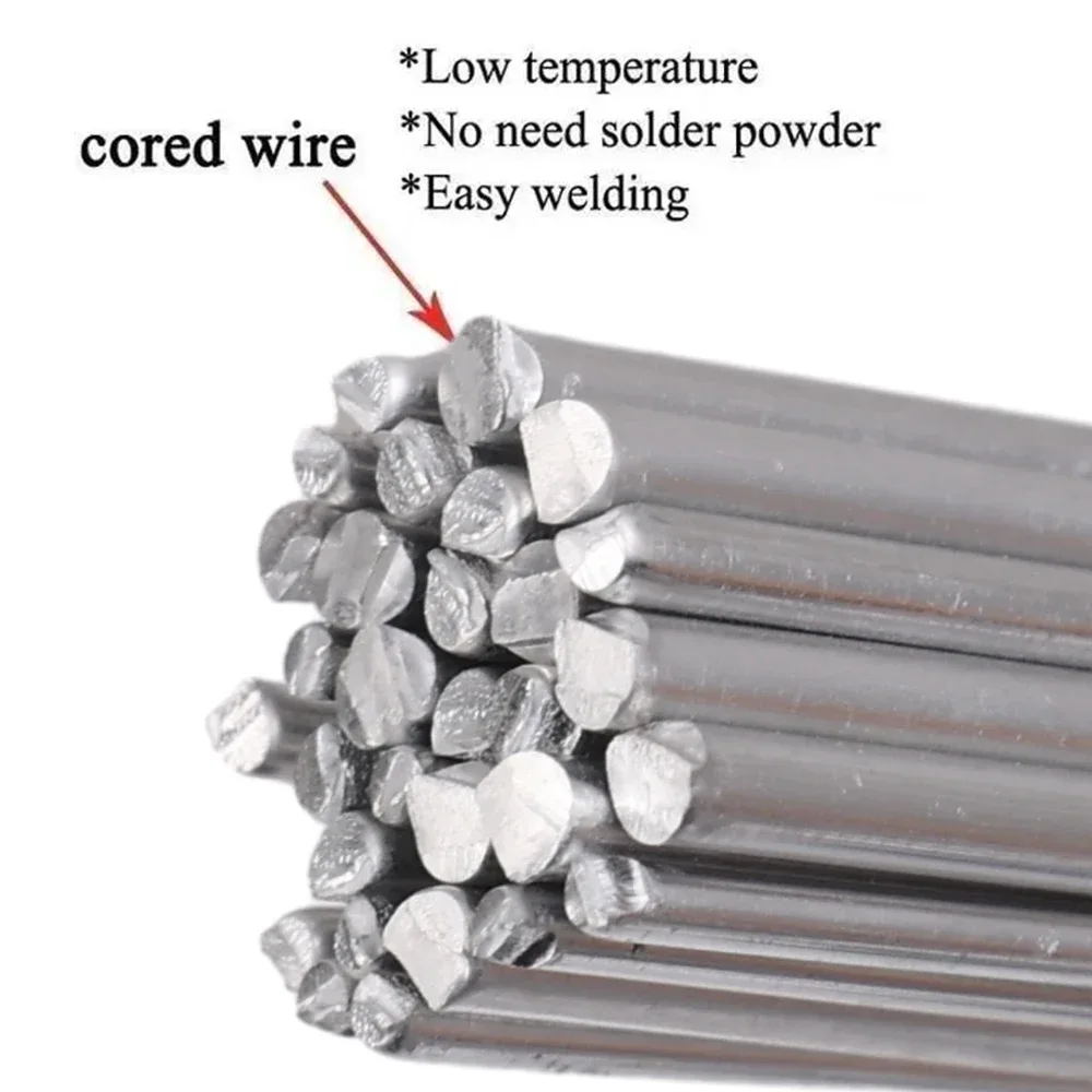 Soudage universel en aluminium facile à fondre à basse température, fil fourré, soudure la plus récente, pas besoin de barre de soudure en poudre pour torche à propane