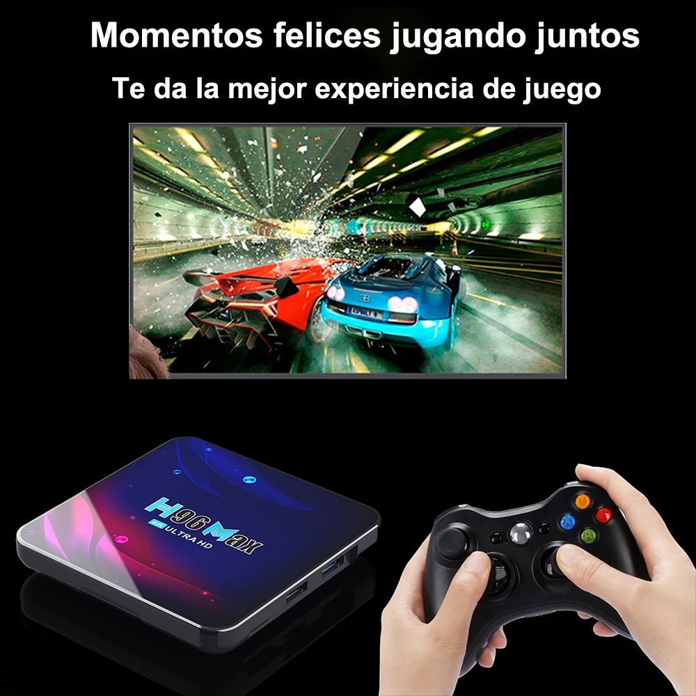 Android tv box h96 max v11, android 11,0 set-top box 4k, 4g 64gb 2g 16gb rk3318 quad-core, wifi 2,4g/5g, smart IPTV Android Box
