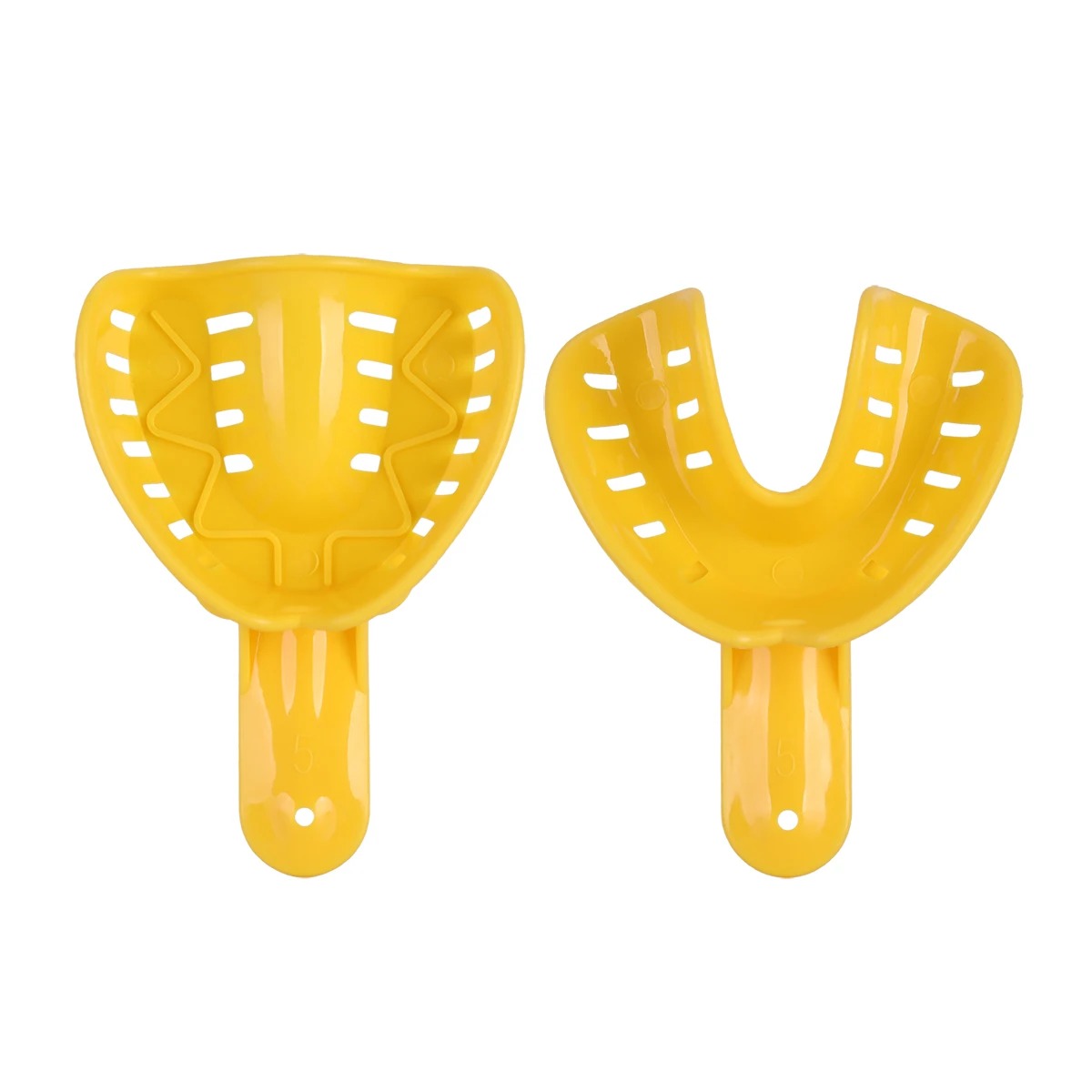 12 Stuks Tandheelkundige Afdruk Trays Tandarts Impressie Duurzame Plastic Tanden Houder Lab Tandheelkunde Accessoire Tools