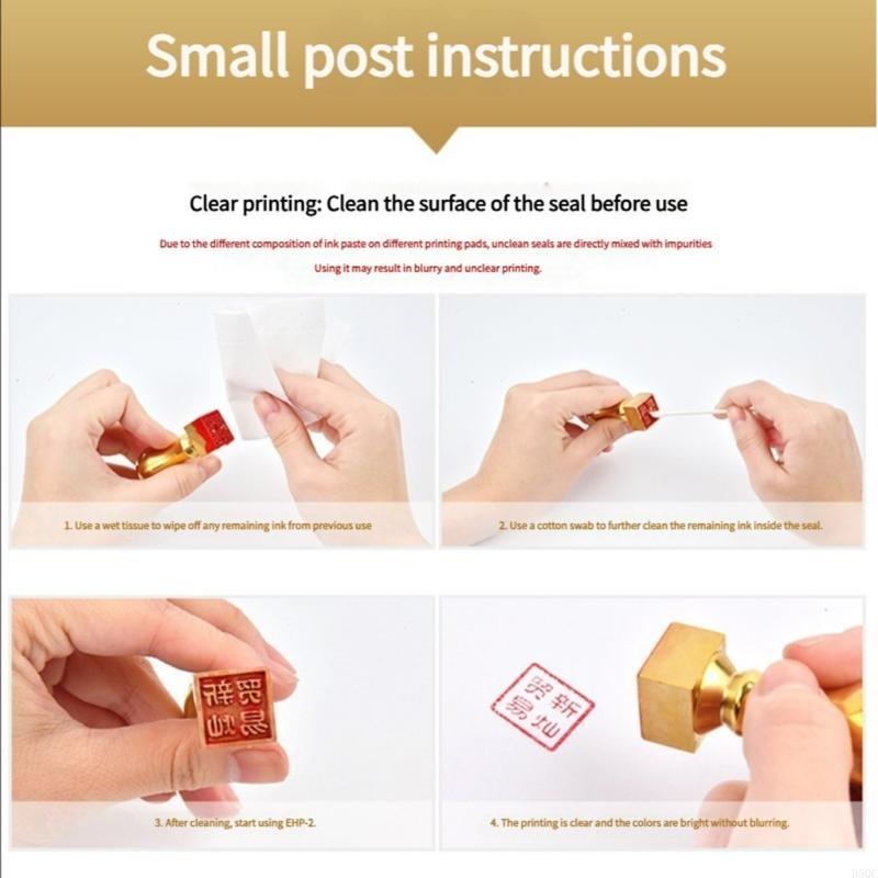 Professionelle schnelle Trockenstempelstempelkissen -Basis -Tintenstempelstempel -Büroversorgungen D5QC