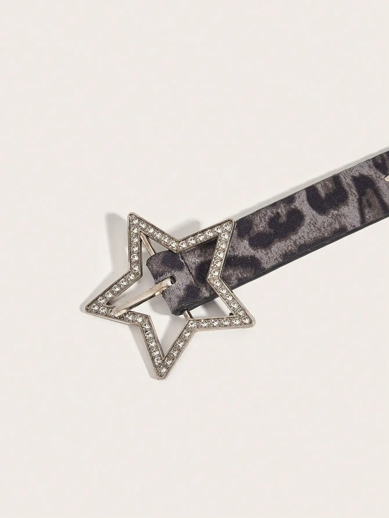 Ceinture étoile creuse en métal cloutée Y2K pour femmes, 1 pièce, adaptée à un usage quotidien décontracté