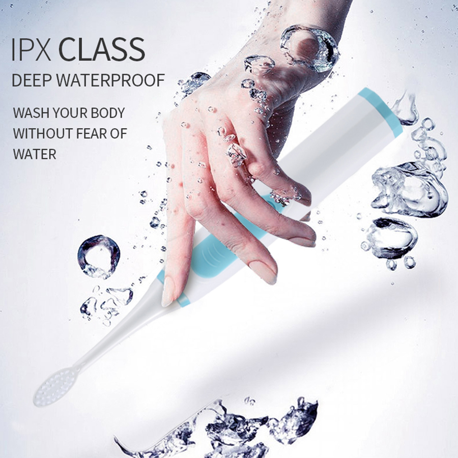 ソニック電動歯ブラシ 男性と女性用 大人 家庭用 非充電式 柔らかい毛 IPX6 防水