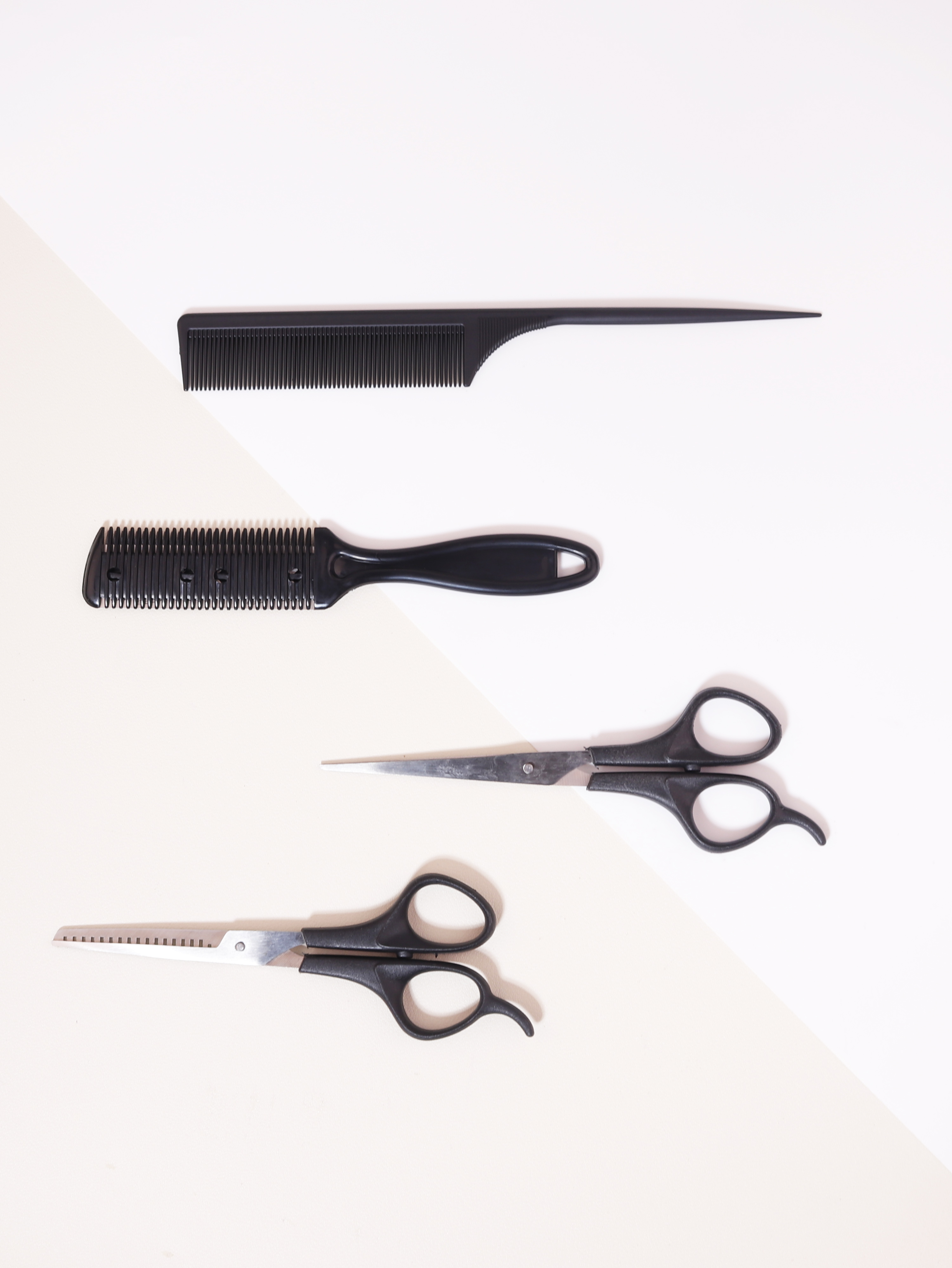 Profissional Hairstyling Tool Set, Cabelo Clippers, Pentes e Clippers desbaste, Perfeito Corte De Cabelo