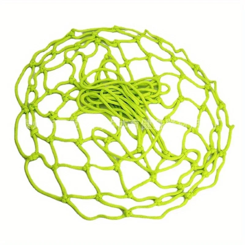 50cm Standard leuchtendes Basketball netz grün fluor zieren des Basketball netz selbst leuchtendes Kinder basketball rahmen netz 1St