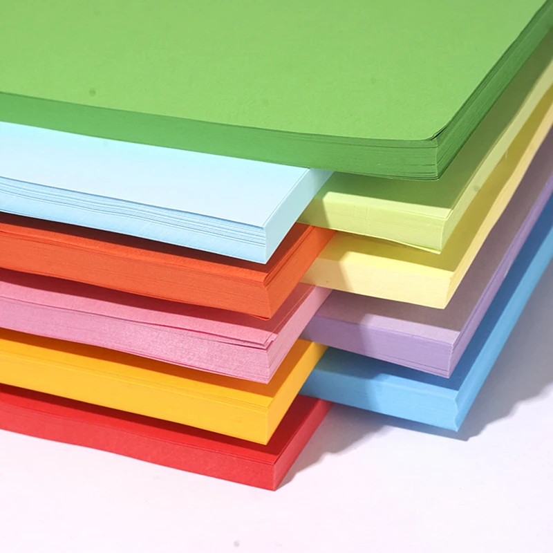 Bview Art 100 แผ่น A4 สีเครื่องพิมพ์กระดาษ 10 สีสําหรับเด็ก DIY หัตถกรรม, โรงเรียน Art & อุปกรณ์ตกแต่งบ้าน