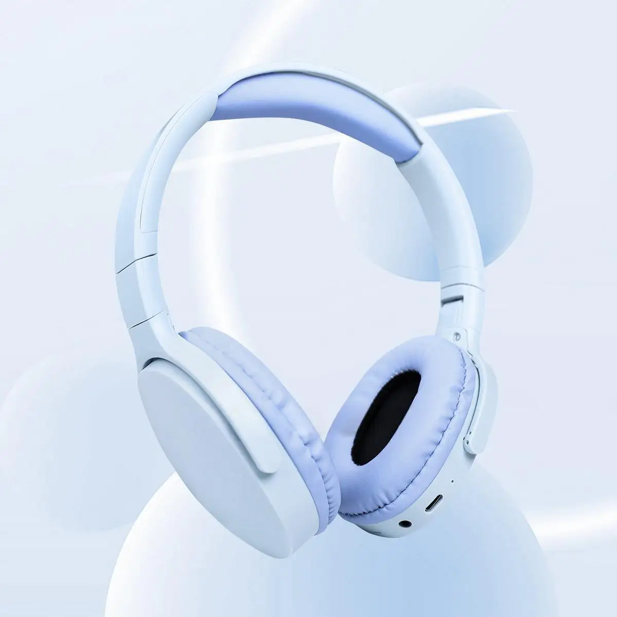 Auriculares inalámbricos Bluetooth de moda, sobre la oreja, graves profundos, estéreo deportivo, alta fidelidad, batería de larga duración, universales