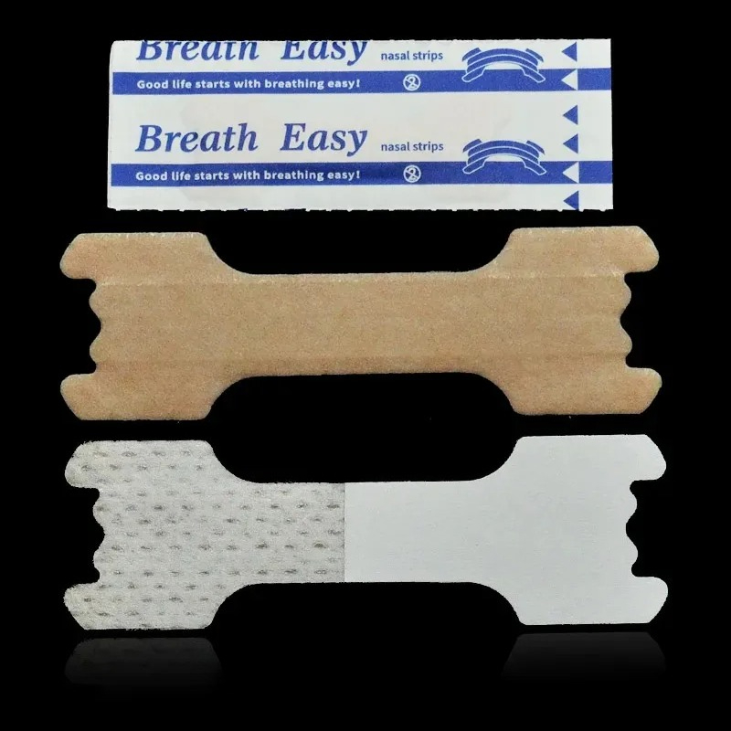 100/500 pièces bandes nasales souffle aide droite arrêter de ronfler Patch nasal bon Patch de sommeil produit haleine plus facile aide au sommeil Decive