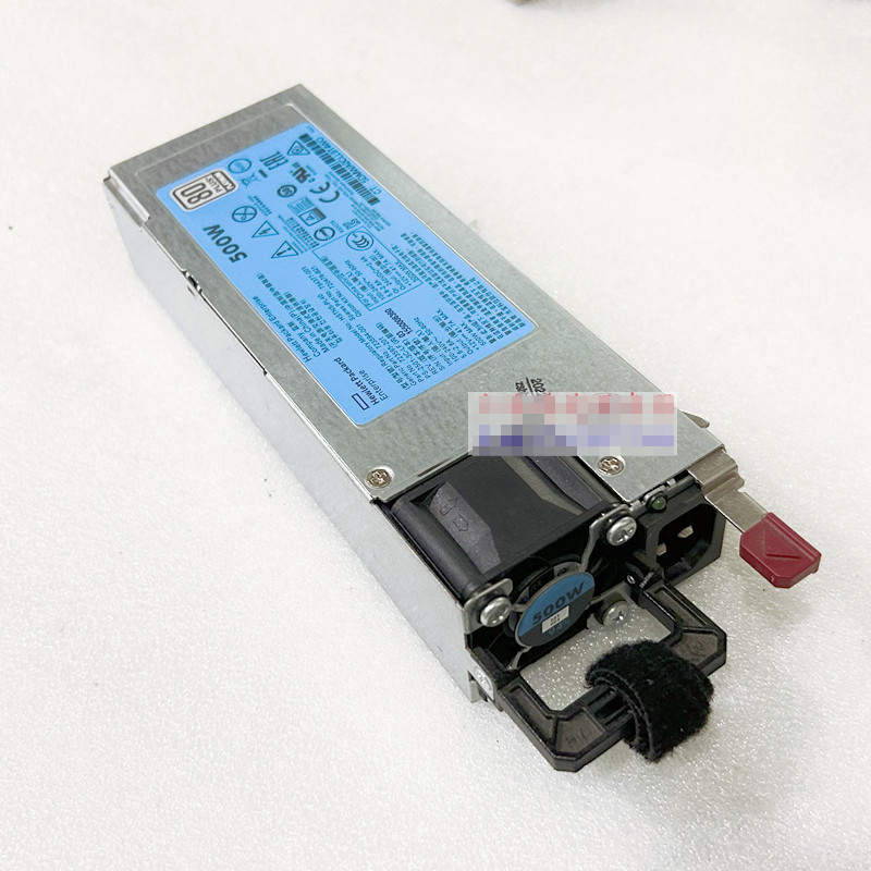 Asli untuk DL360 DL380 DL388 Gen9 G9 Server 500W 754377 suplai daya-001 723594