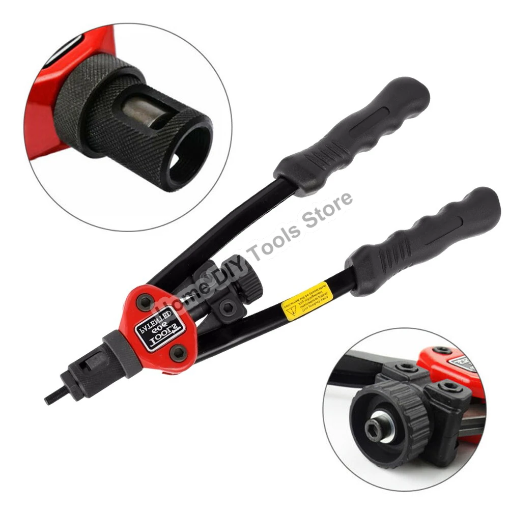 Riveter Gun Tool Hand Riveter Interchangeable Mandrel Insert Threaded Nut Rivet Drilling Rivet Tool M3-M12 Spare Part