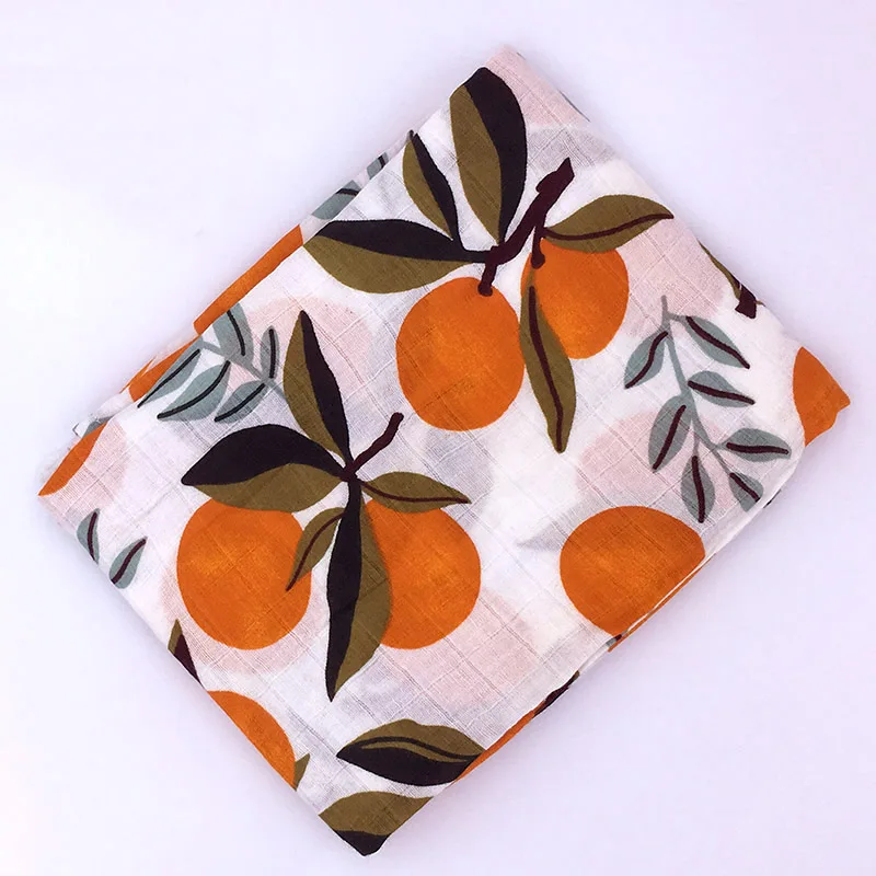 Recém-nascido Bebê Musselina Cobertor, Swaddle Wrap, Recebendo Cobertor, Toalha de Banho, Cama, 100% Algodão, 120x120cm