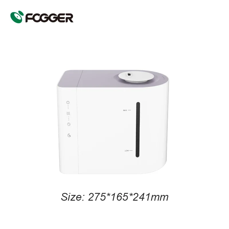 초음파 가습기 대용량 에센셜 오일, 4.3L 아로마 테라피, LED 초음파 콜드 미스트 메이커, 실내 공기 청정기