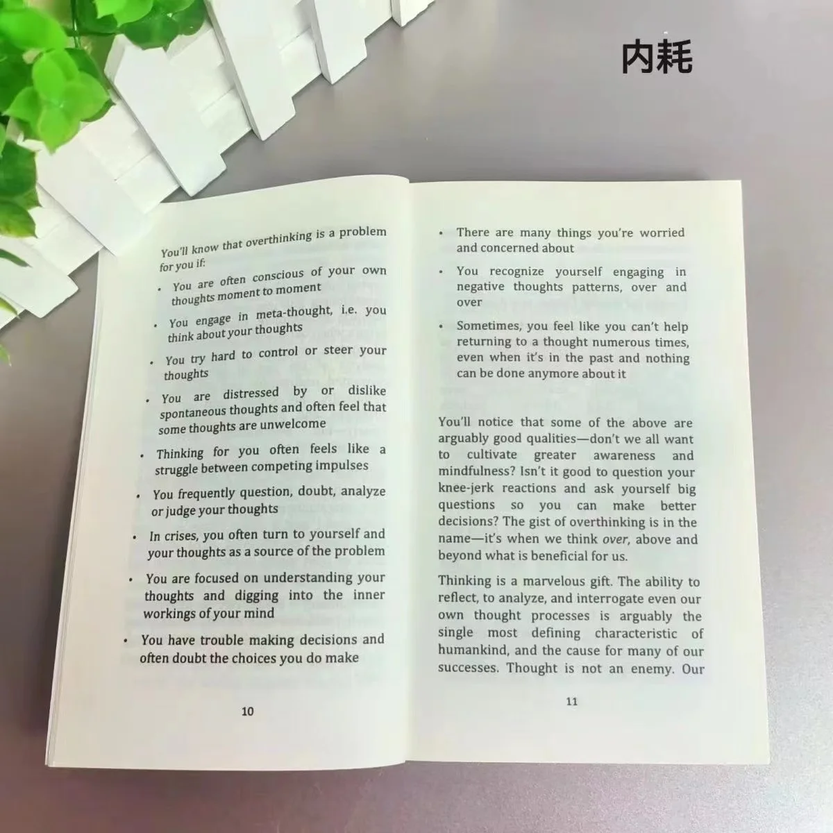 Stoppen Sie das Überdenken in englischem Taschenbuch in englischem Taschenbuch