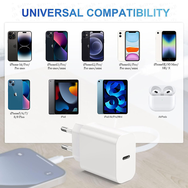 For Apple Original 30W Quick Charger For iPhone 11 13 12 14 15 16 Pro Max Mini XR XS Plus iPad Fast Charging Type C iPhone Cable