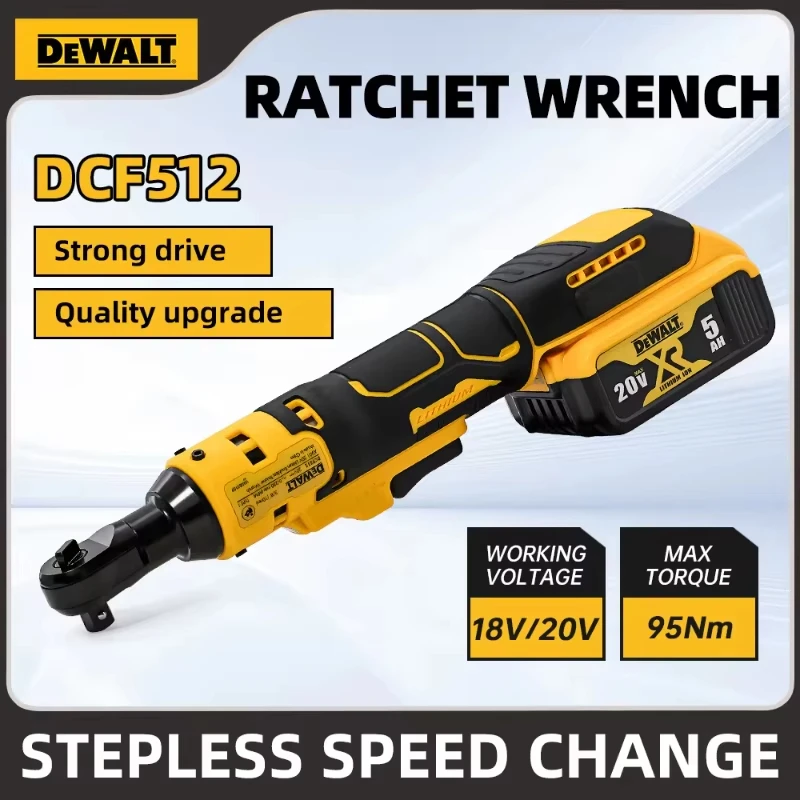 Dewalt DCF512 1/2 Inch Brushless Electric Ratchet Wrench 3/8In Cordless Variable Speed Power Wrench Impact Driver 20V Power Tool