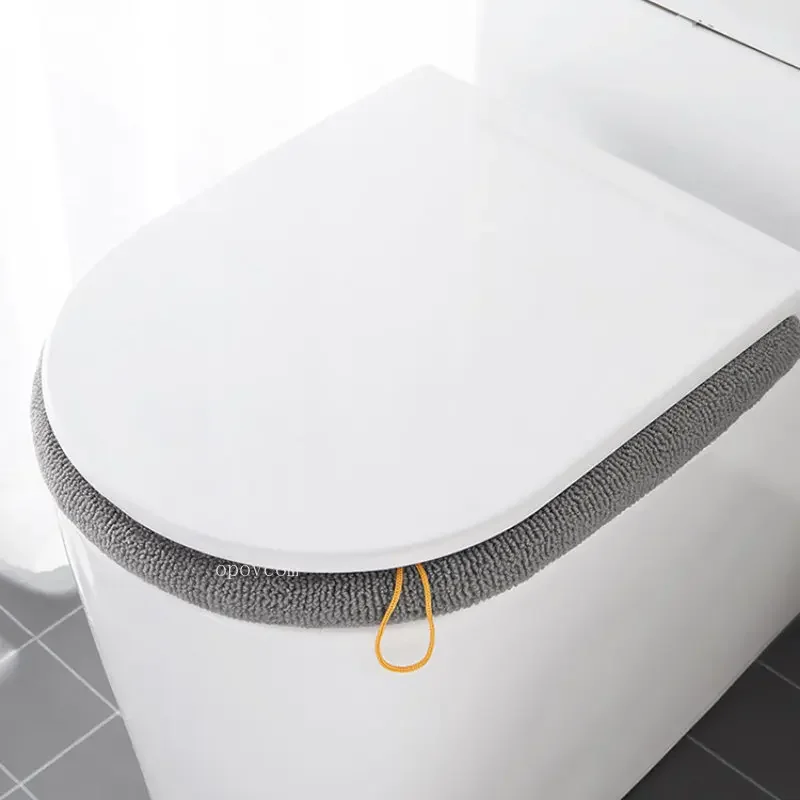 Soft WARM Washable Toilet Pad เบาะจับฤดูหนาวหนาห้องน้ําฝาครอบที่นั่งห้องน้ํา Nearestool อุ่นอุปกรณ์เสริม