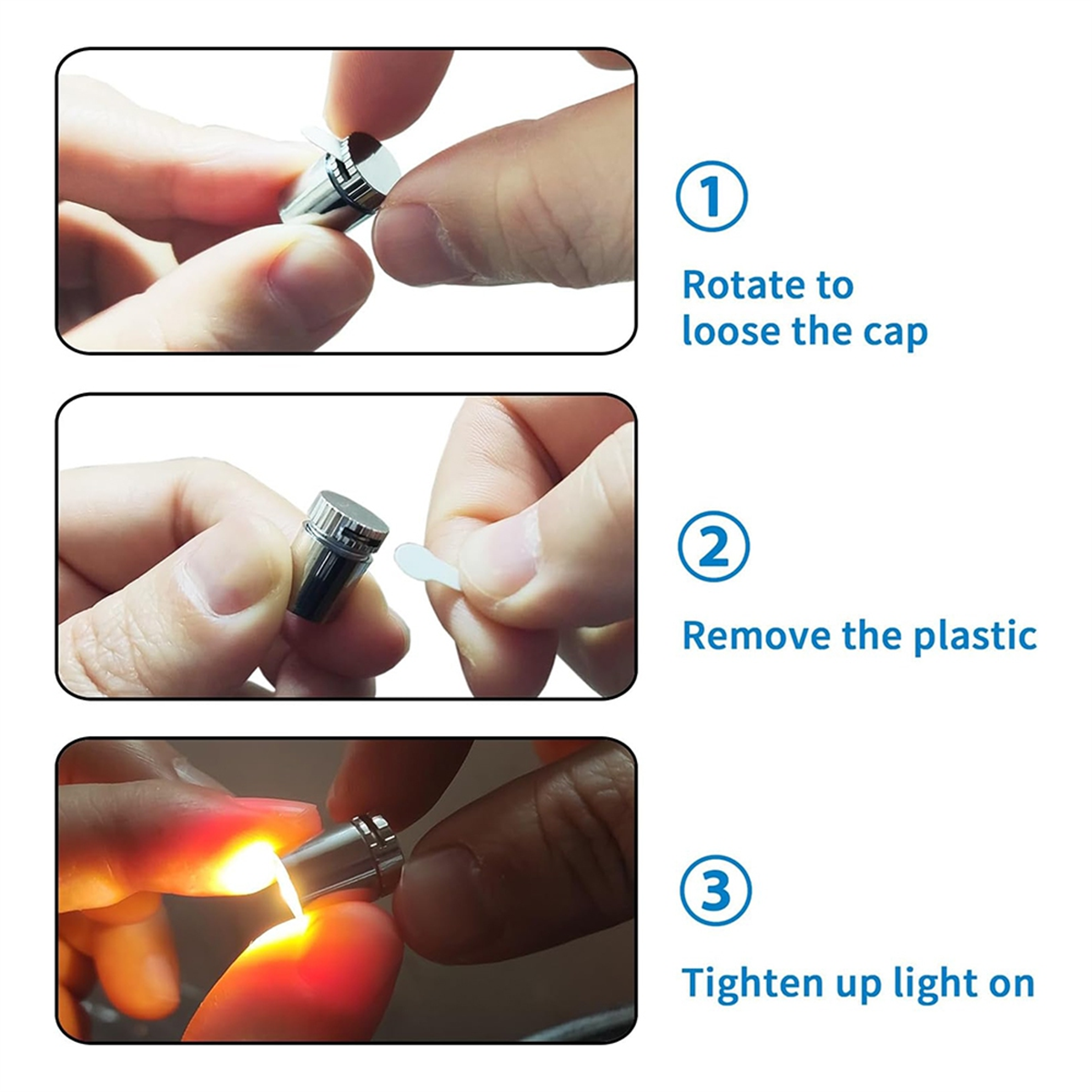Luzes LED em miniatura para Dollhouse, artesanato, mini luzes spot, a pilhas, branco quente, 36pcs