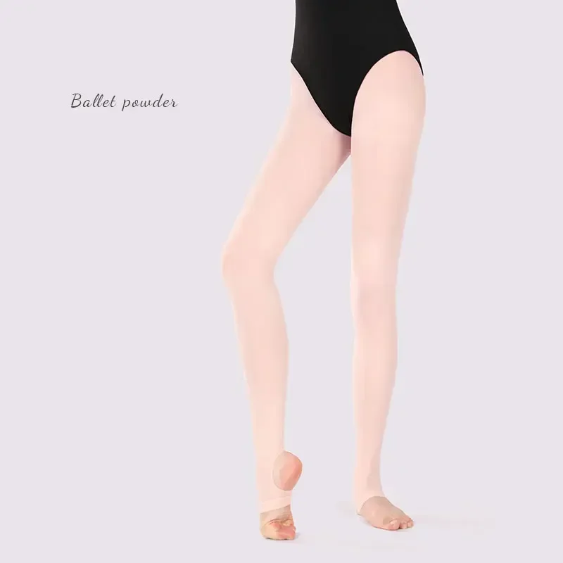 バレエタイツダンスあぶみタイツバレエストッキング女性ガールスケートダンス体操タイツパンスト 60D
