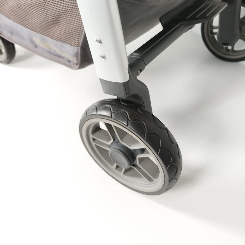 Pneu traseiro para carrinho de bebê uppababy cruz v1, roda traseira pu, capa de pneu sem câmara de ar, invólucro de roda, buggy de bebê, acessórios de substituição