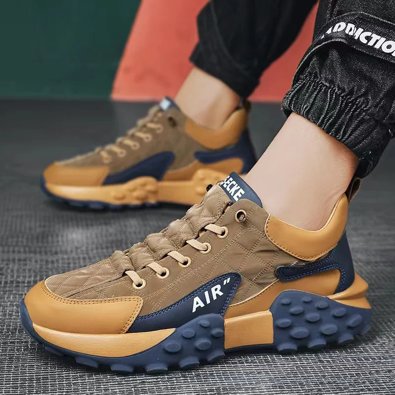 Sapatos masculinos plataforma tênis 2024 novos sapatos vulcanizados para homens casuais tênis de corrida tamanho grande 45 46 sapatos masculinos quentes