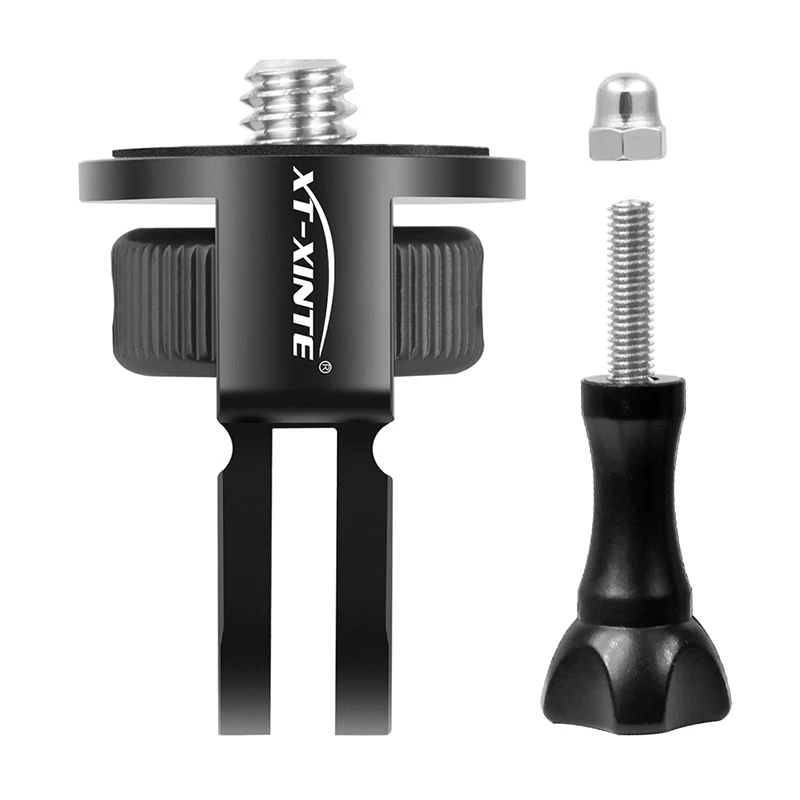 Universal 360 Swivel 1/4" Screw Converter Kit Mini Tripod Adapter with M5 Thumb Screw for Gopro 13 Insta360 X4/3 Action Camera