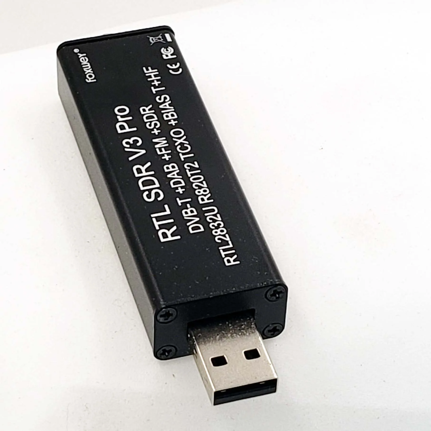 Receptor RTL SDR V3 Pro con chipset, RTL2832-RTL2832U R820t2 para radio Ham, SDR RTL para 500 Khz-2 GHz, UHF, VHF, HF, AM, FM