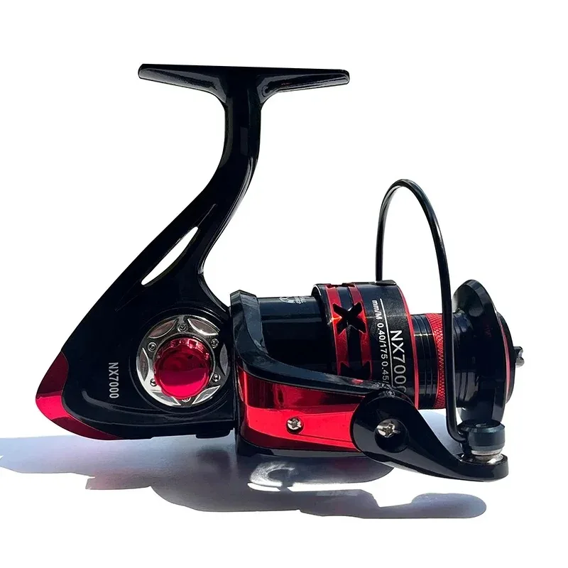 Cuscinetti a sfera Mulinello da spinning con trascinamento massimo da 10 kg Corpo in metallo durevole Mulinello da pesca in acqua dolce salata Mulinello da pesca