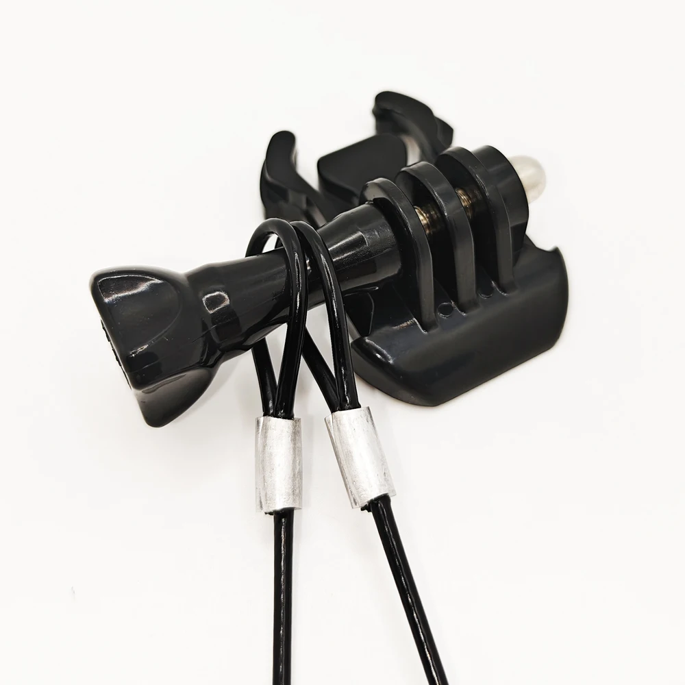 Cordón de acero inoxidable cuerda antipérdida para GoPro Hero 13 12 11 10 9 8 Insta360 X5 X4 DJI OSMO Action 5 PRO/4 accesorios de cámara