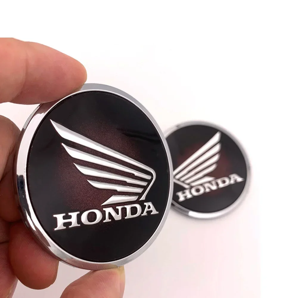 2PCS Honda Motorcycle Sticker 6.2CM Suitable for Honda CBR VFR Motorcycle 3D Wing Round Logo Sticker Waterproof Decal