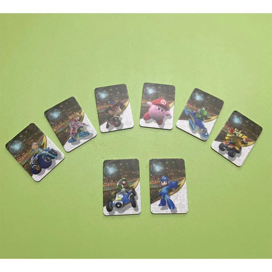 ใหม่ 20pcs Mario Kart 8 Amiibos มินิการ์ดแท็ก NFC การ์ดสําหรับสวิทช์และ Wii U--Kawaii MarioKart8 Deluxe เสื้อผ้า NTAG215 ชิปการ์ด