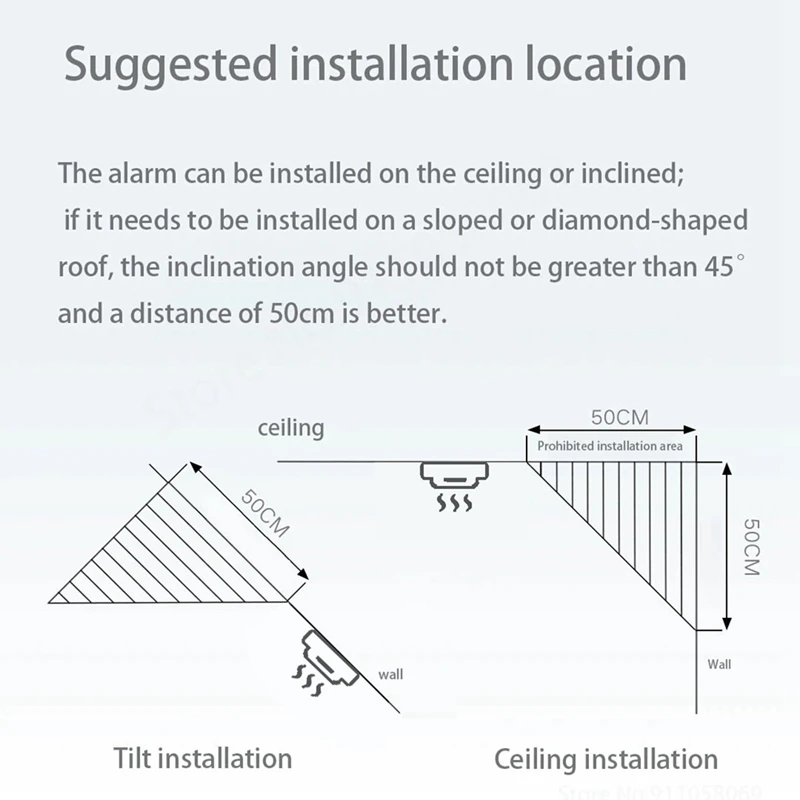 2-In-1 Wireless Tuya Smoke Detector With Temperature Humidity Smoke Fire Alarm For Home Connect Alarm System Security