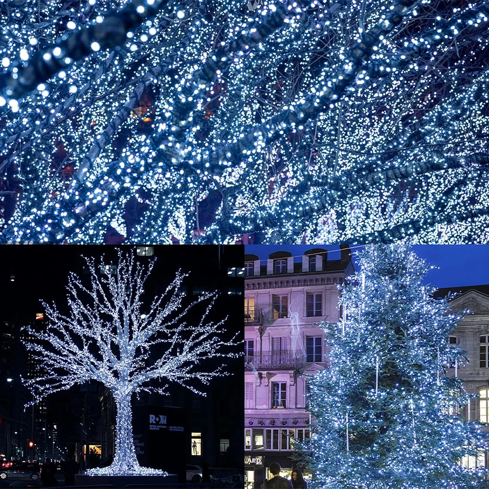 39フィート LED ソーラーライト 100 ライト 屋外防水 フェアリーガーランドライト クリスマスパーティー ハロウィンデコレーション ソーラーライト