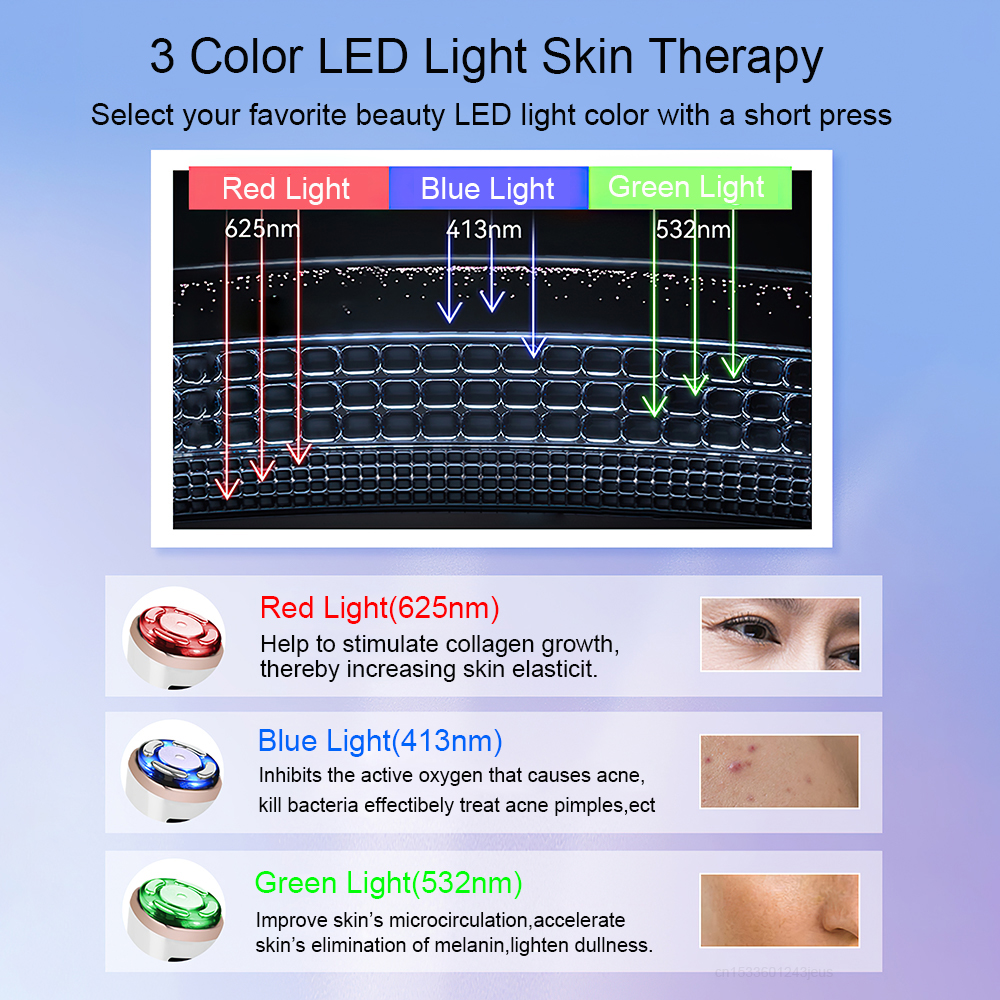 Hifu-Machine de lifting du visage, Ohio eur facial anti-âge, RF High Dead, Micro-courant facial EMS, Mini machine Hifu