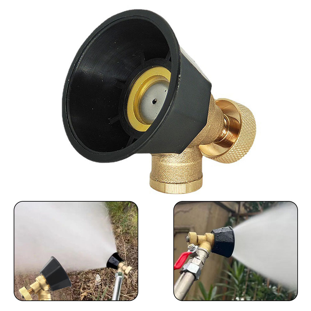 1PCS Messing/Legierung Düse Landwirtschaft Zerstäubung Einstellbare Düse Schwarz Wirbelwind Landwirtschaft Sprinkler Kopf Garten Werkzeug