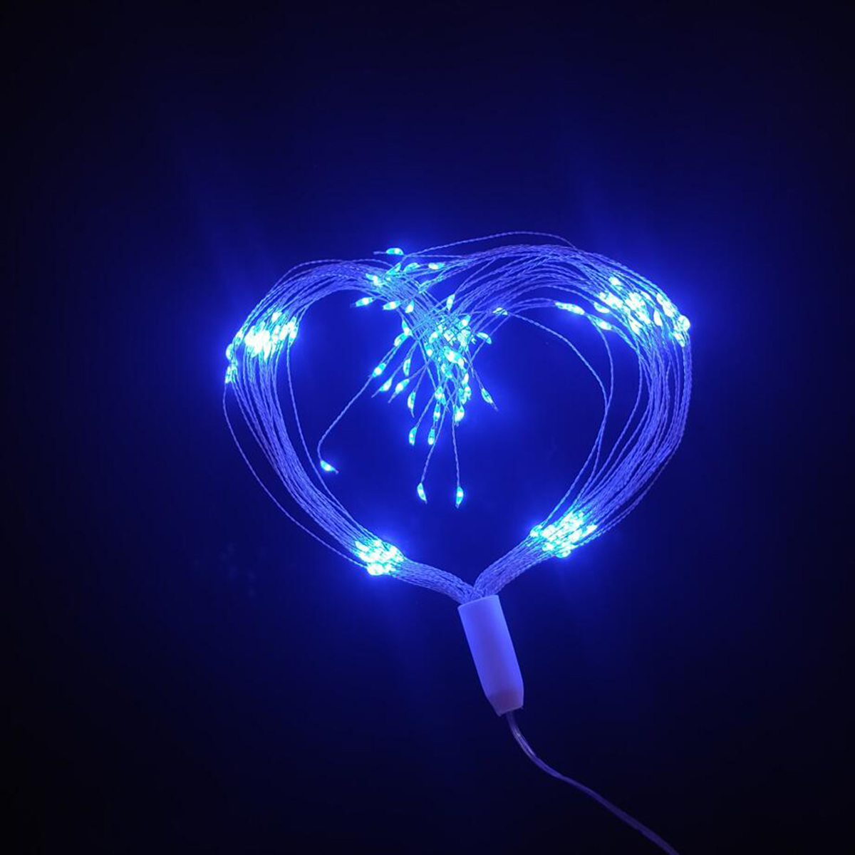 Fuegos artificiales, guirnaldas de luces, guirnaldas de flores, guirnaldas de luces LED con pilas, camping al aire libre remoto, fiestas, jardines, Navidad