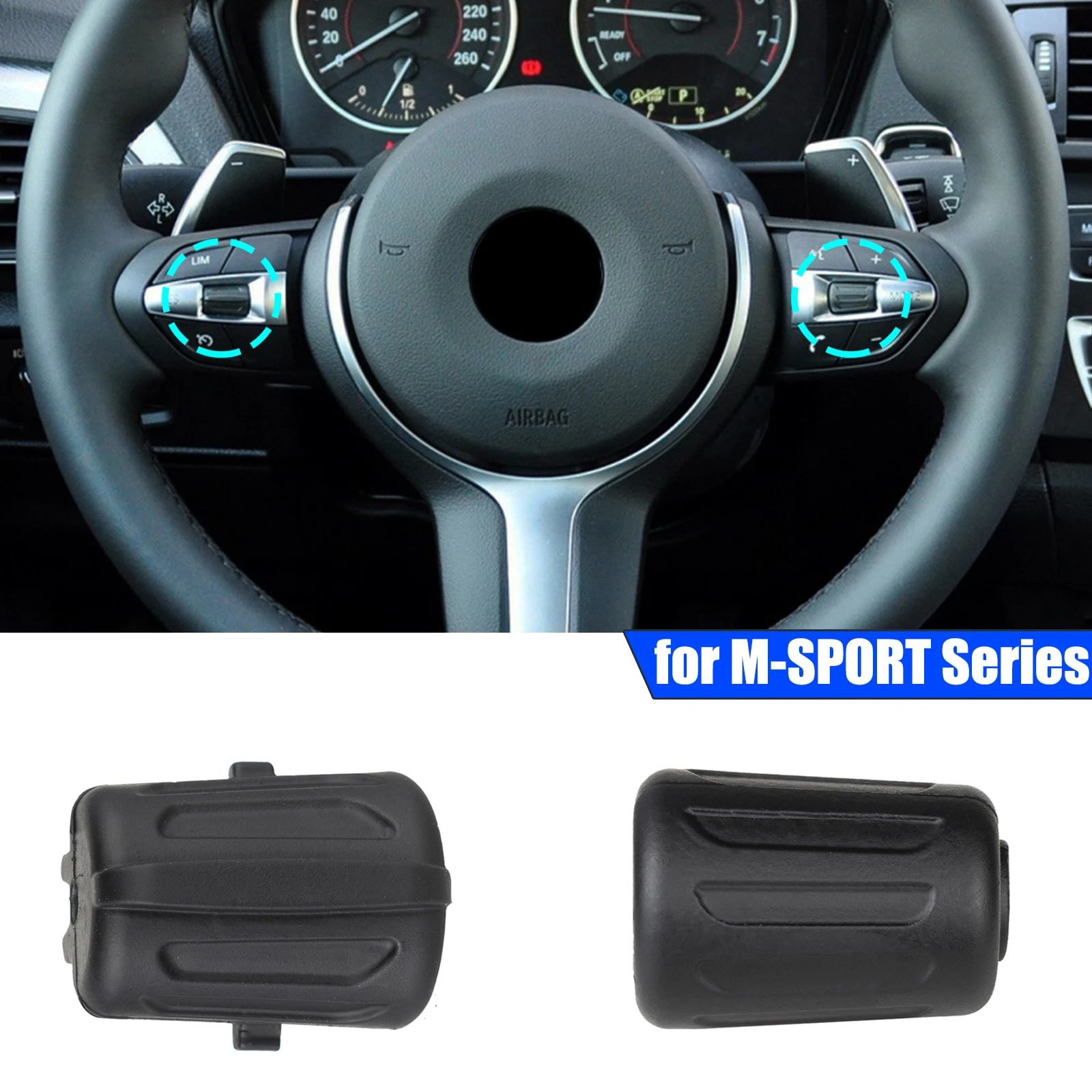 Interruptor de botón de Control de crucero del volante para BMW M sports 1 3 4 5 6 7 Series F33 F34 F35 F36 F45 F52 X1 X2 X3 X4 X5 M2 M4 M5