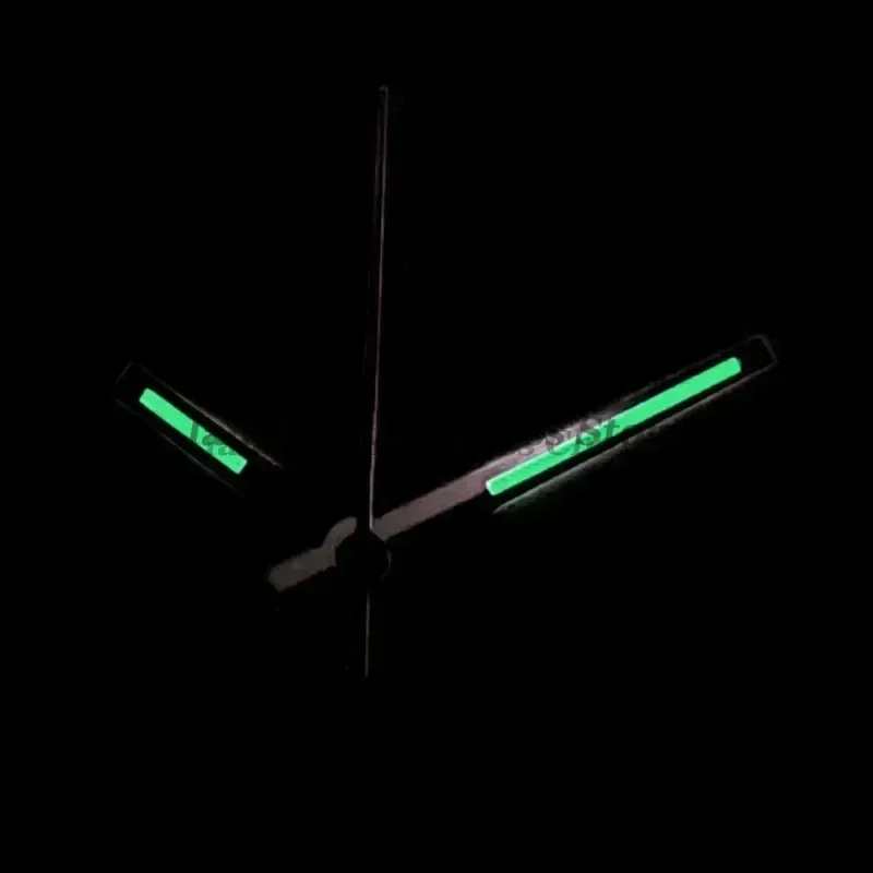 Modified Watch Hands Green Luminous Logbook Needle for NH35/NH36/4R/7S Movement Silver Gold Rose Watch Accessories 8*12*12.5mm