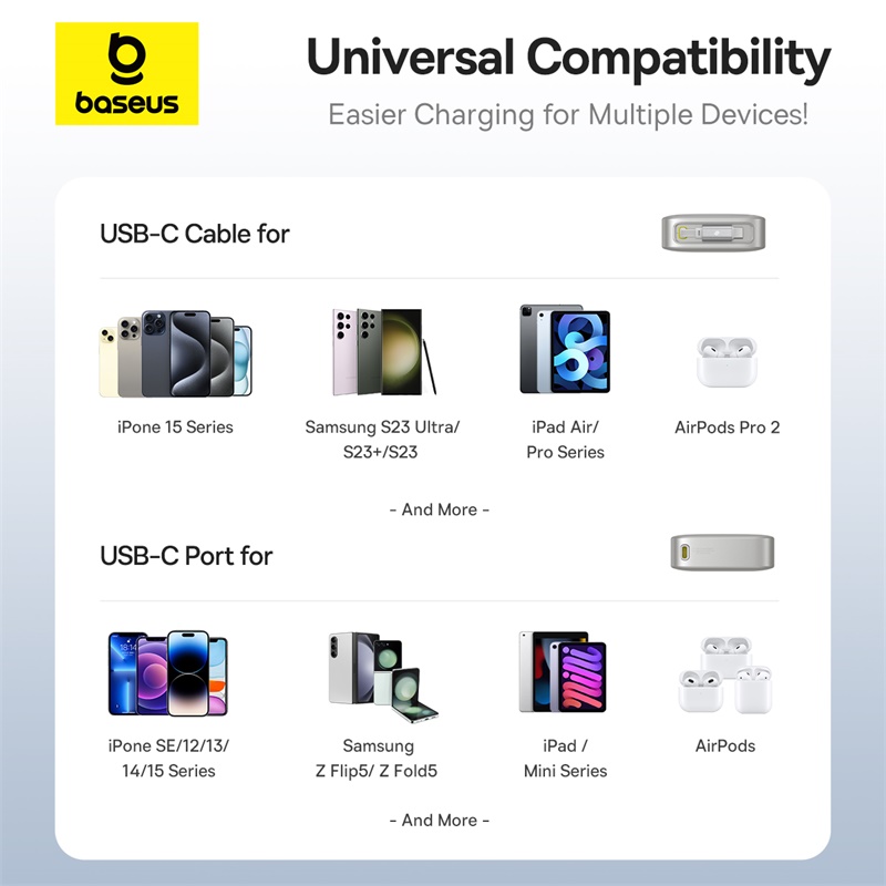 Baseus 10000mAh Power Bank 30W Retractable Built-In Type-C Fast Charging Cable For iPhone 17 16 Samsung S25 Poco Xiaomi Laptop