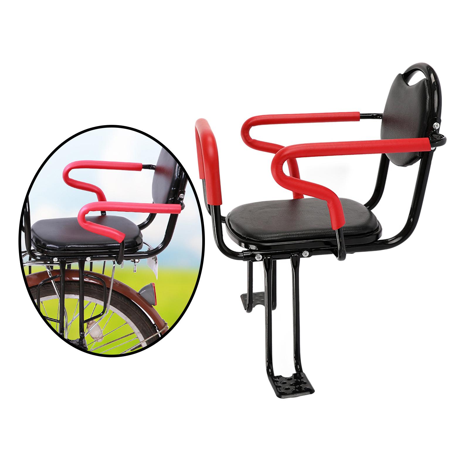 Stable Rear Mount Child Seat Footrest Safe for Baby Electric Bike Cycling
