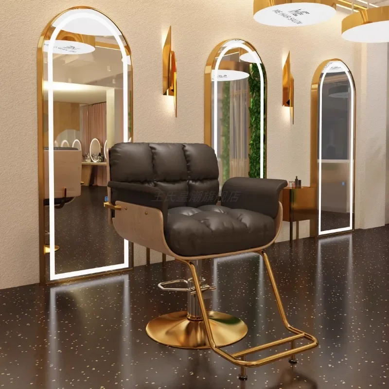 Silla reclinable de lujo para peluquería, sillón con champú, ajustable, para tatuaje y belleza
