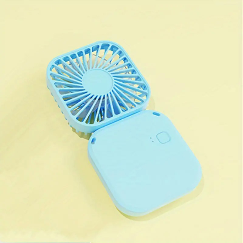 Mini Folding Hanging Neck Fan Foldable Hanging Neck Fan Mini Folding Personal Fan, 3 Speeds USB Charging For Travel Indoor And O