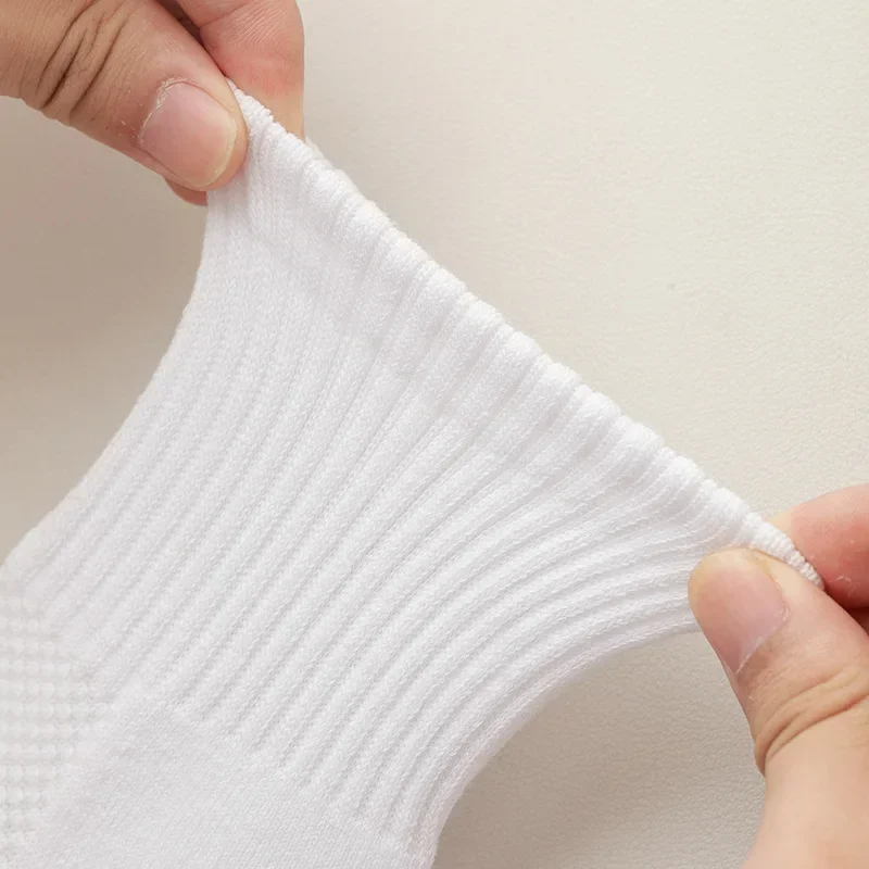 10 paar sokken heren katoenen deodorant winterhanddoekbodem met fluwelen middenbuis witte kousen verdikte sportbasketbalsokken